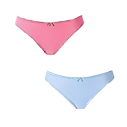 Avon Briefs ~ Twin pack ~ One pink, one blue ~ Size 6/8 ~ Knickers